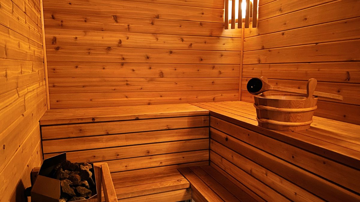 un sauna
